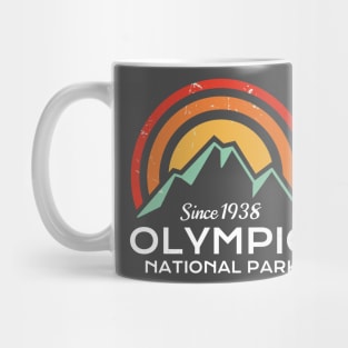 Olympic National Park Retro Mug